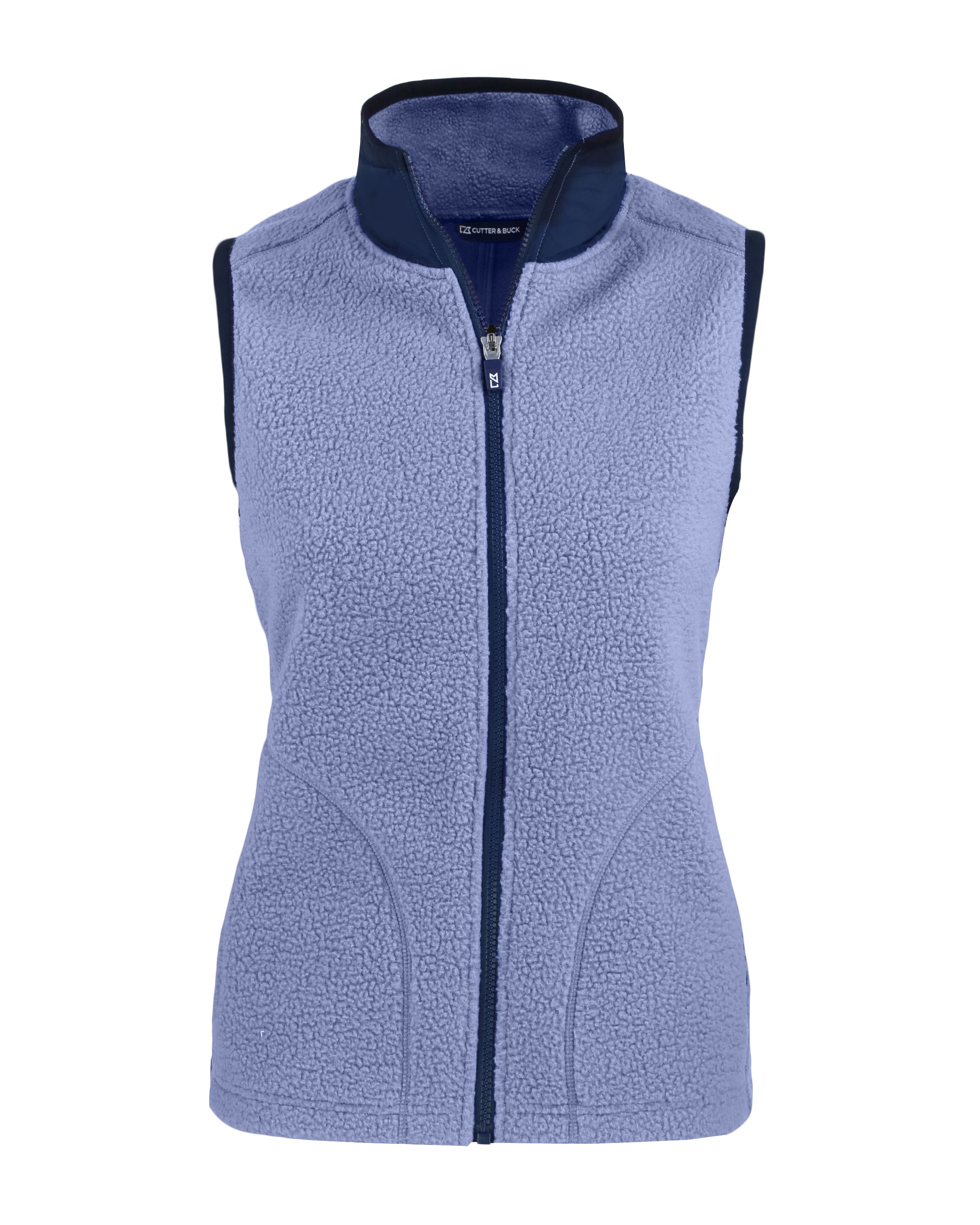 Cutter & Buck Cascade Epic Comfort Recycled Sherpa Fleece Womens Full Zip Vest 92