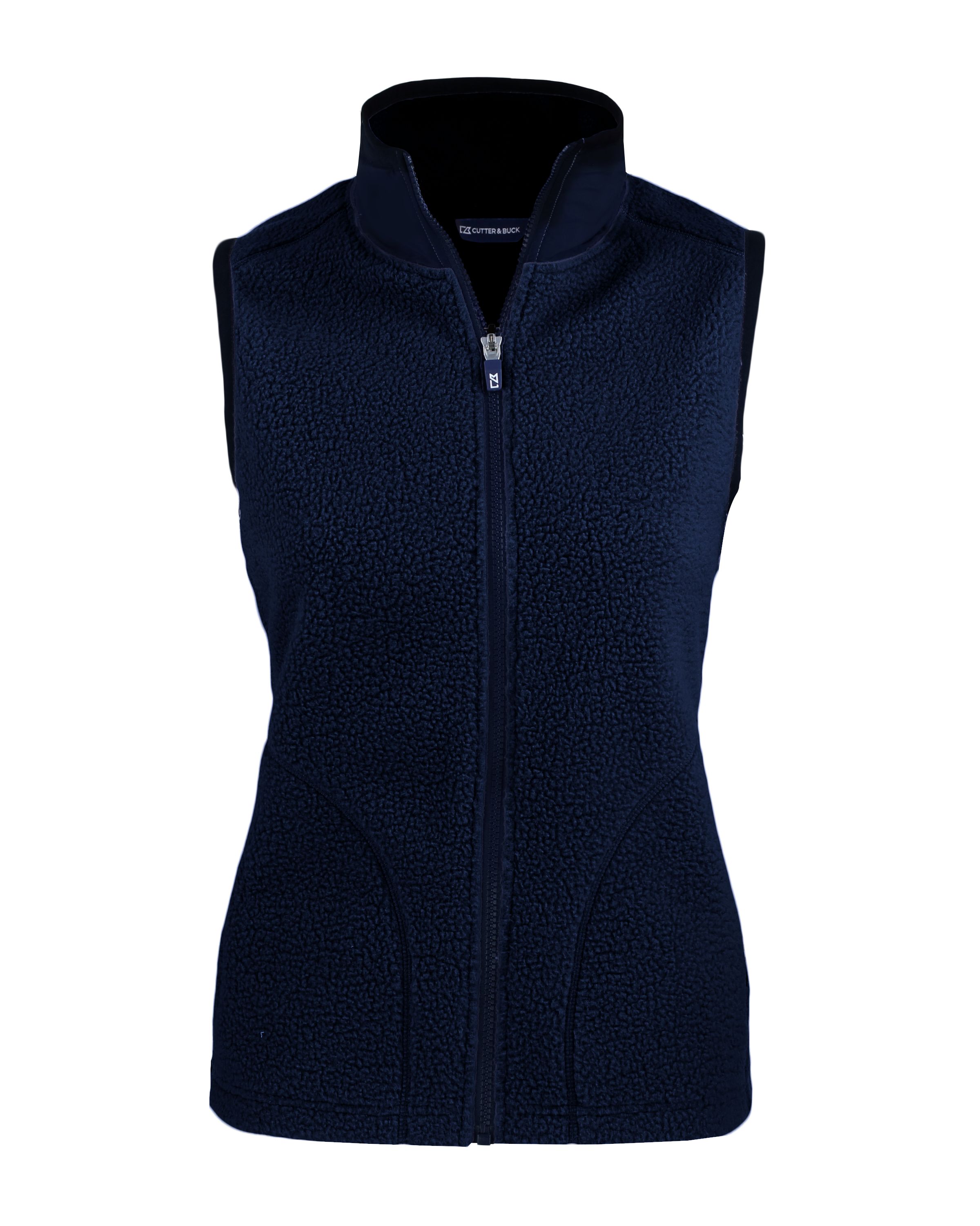 Cutter & Buck Cascade Epic Comfort Recycled Sherpa Fleece Womens Full Zip Vest 23