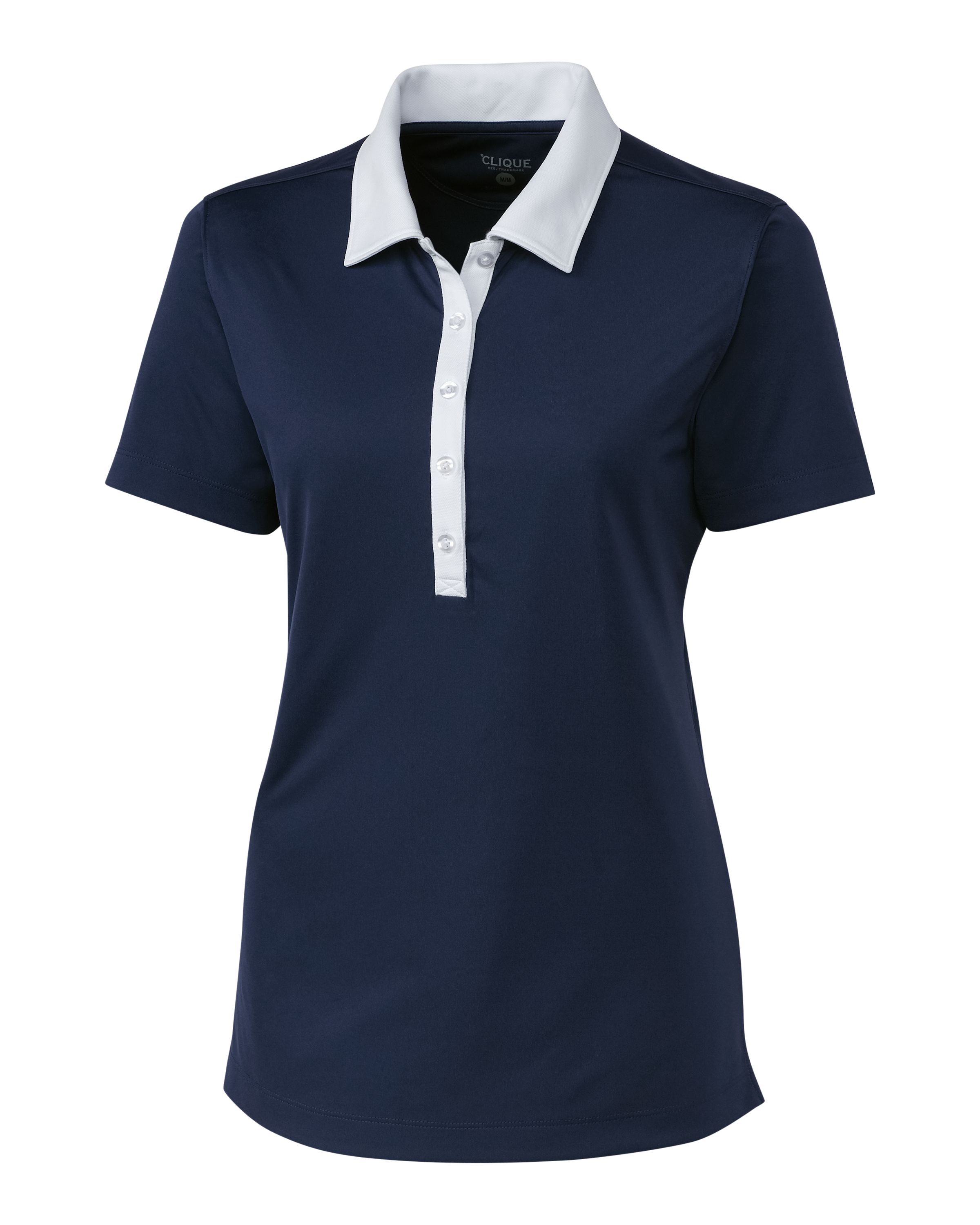 Clique Parma Colorblock Tech Jersey Womens Polo-Clique