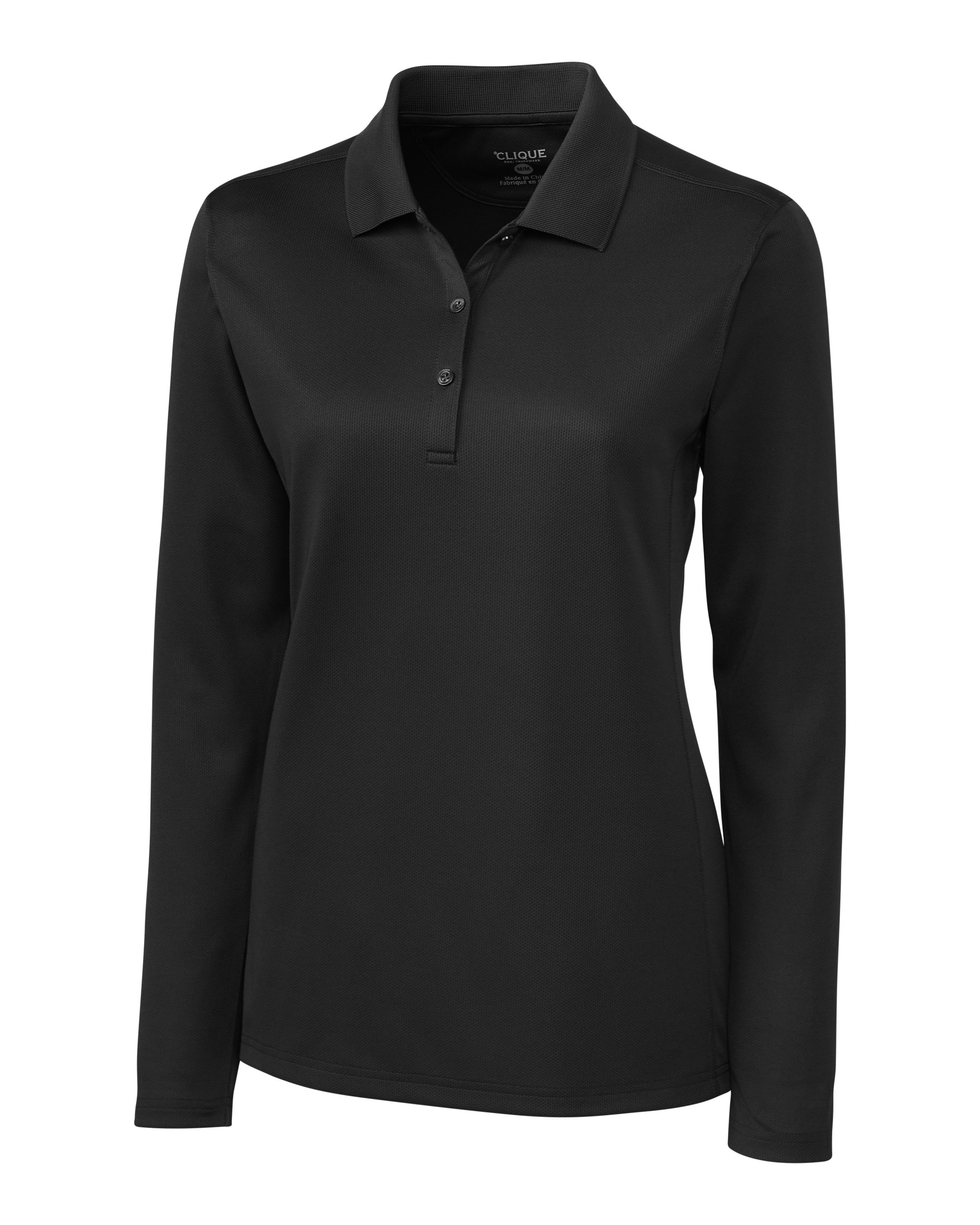 Clique Ice Pique Long Sleeve Tech Polo-Clique