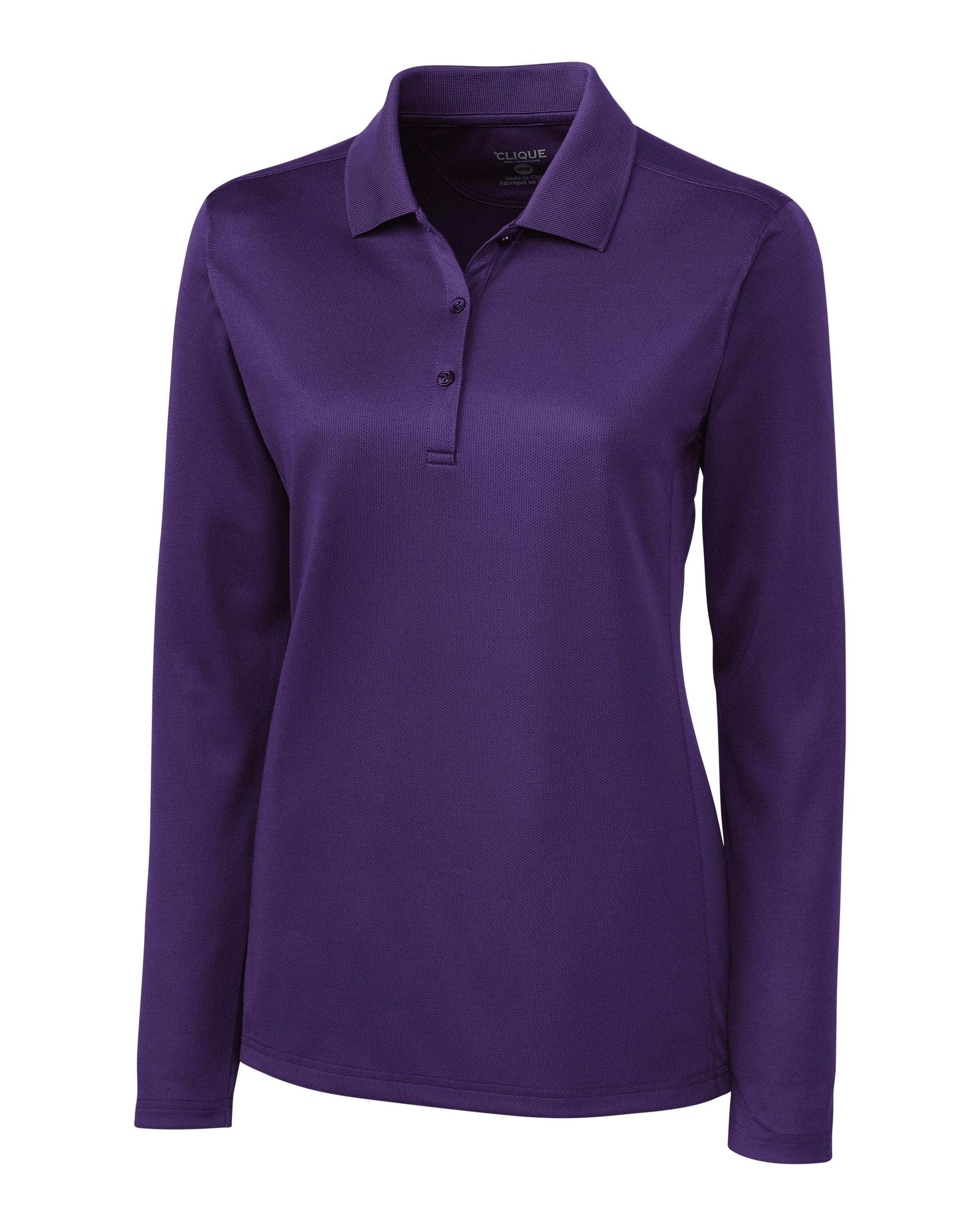 Clique Ice Pique Tech Womens Long Sleeve Polo 108