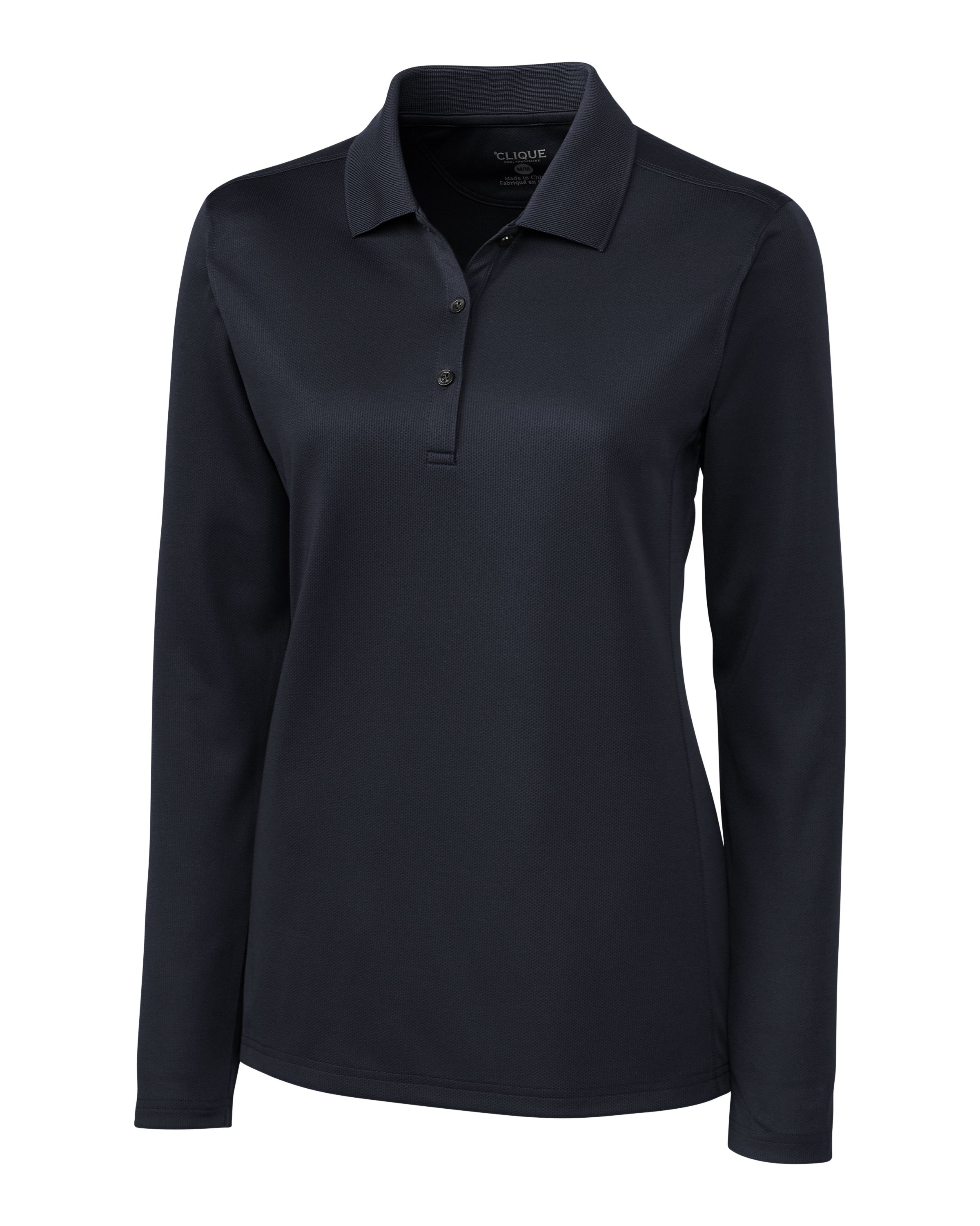 Clique Ice Pique Tech Womens Long Sleeve Polo 84