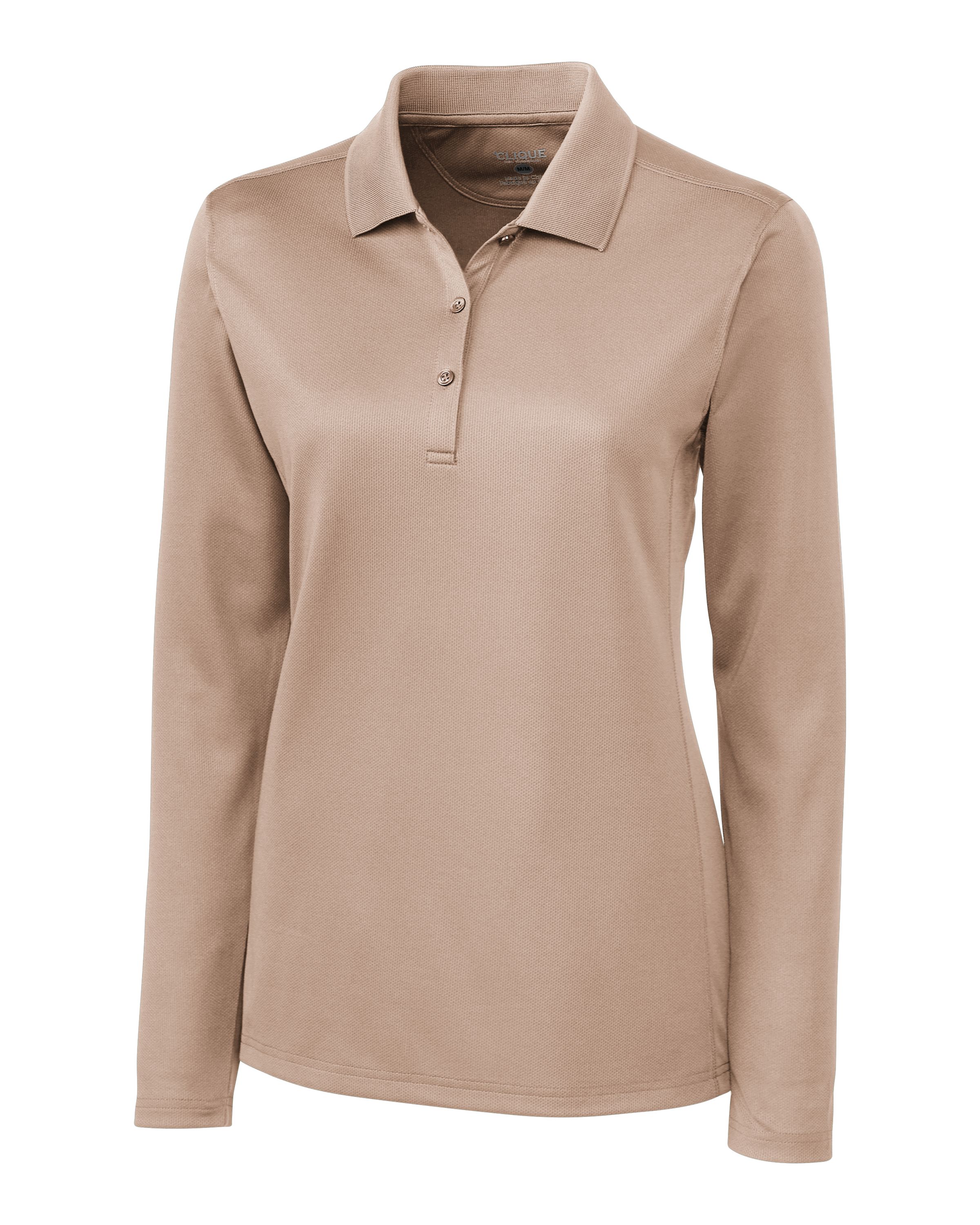 Clique Ice Pique Tech Womens Long Sleeve Polo 97