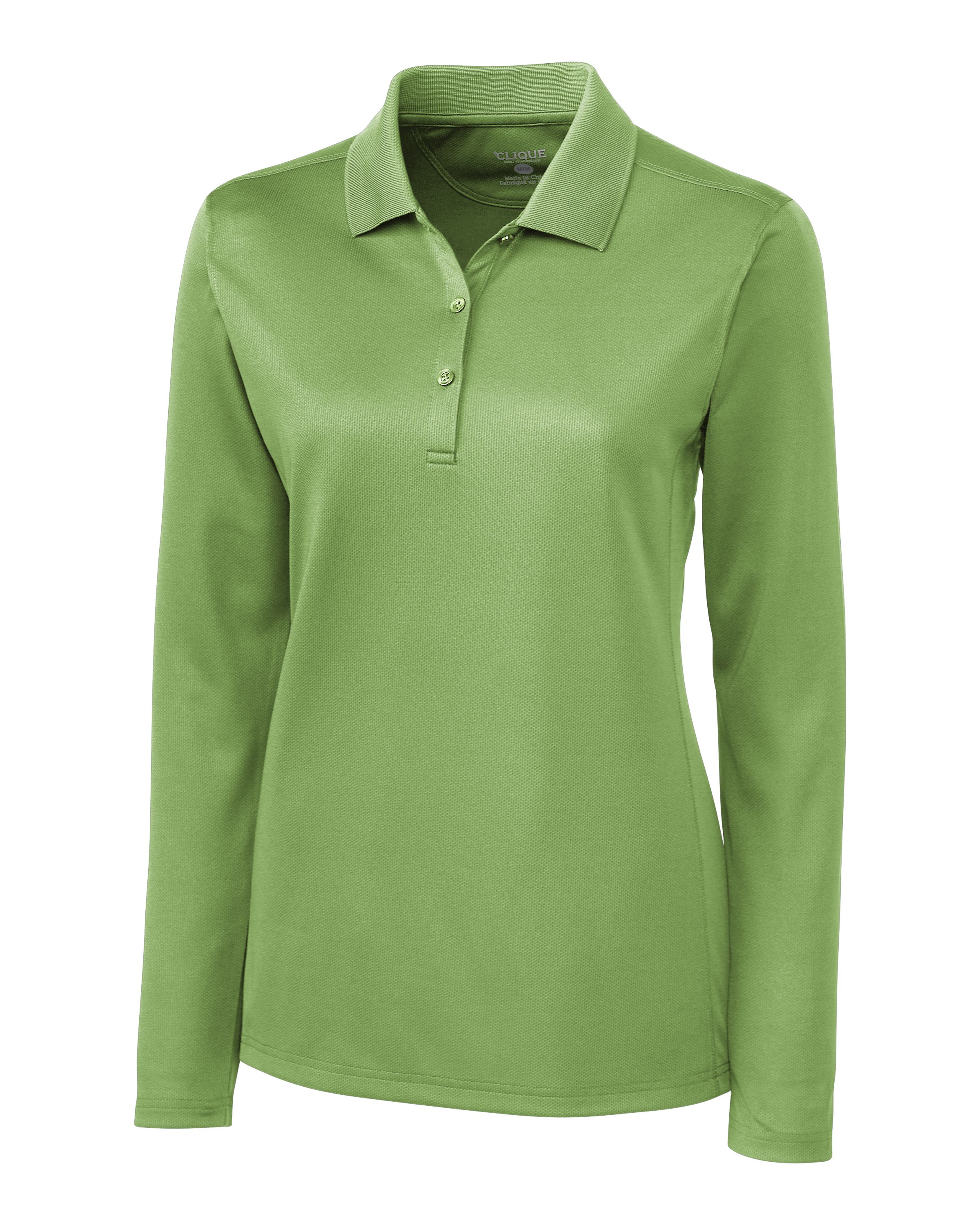 Clique Ice Pique Tech Womens Long Sleeve Polo 87