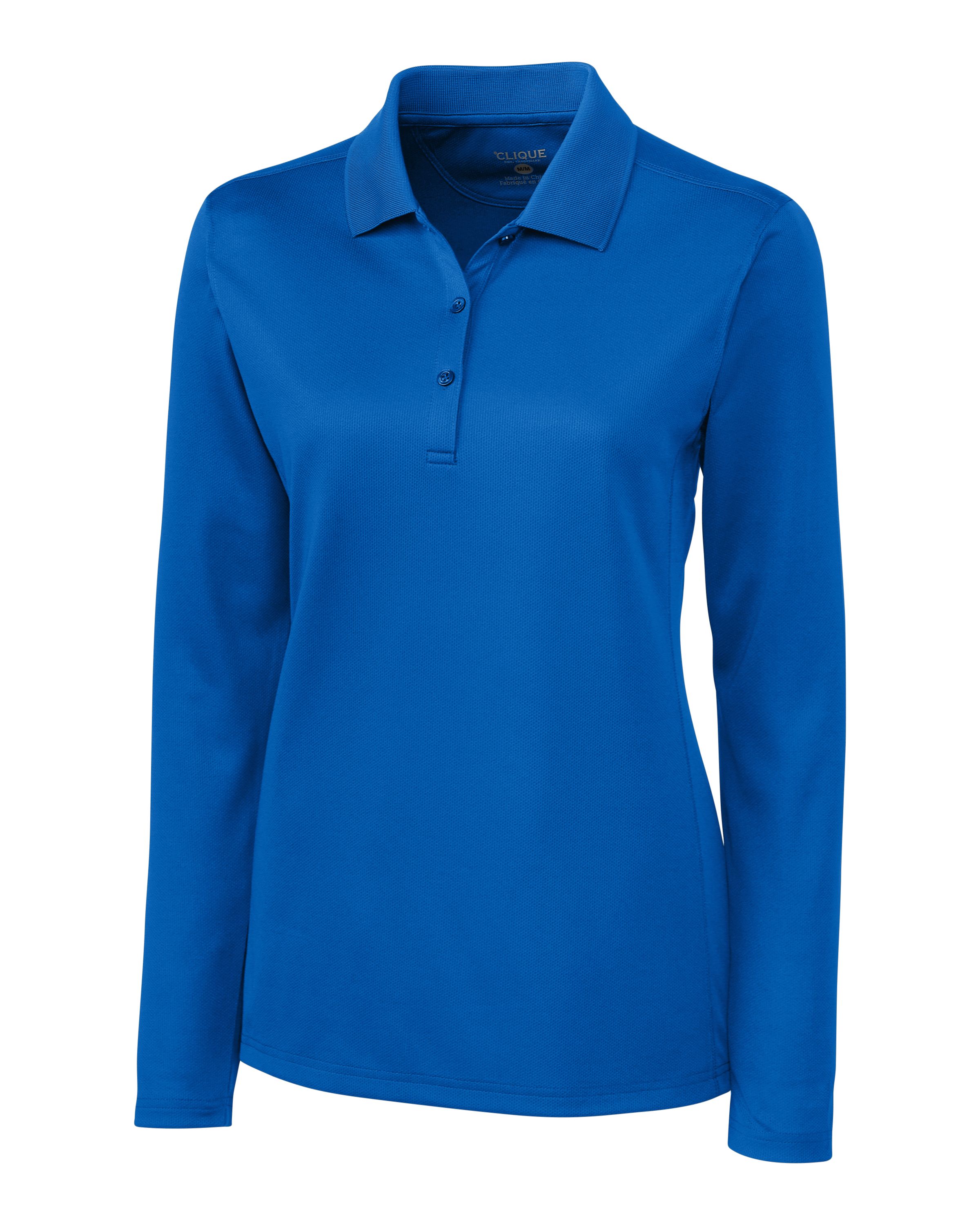 Clique Ice Pique Tech Womens Long Sleeve Polo 22