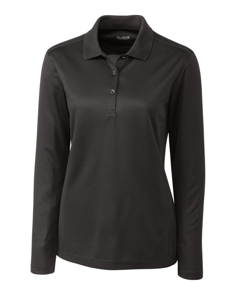 Clique Ice Pique Tech Womens Long Sleeve Polo 5