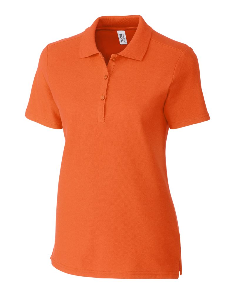 Clique Addison All Cotton Pique Womens Polo 45