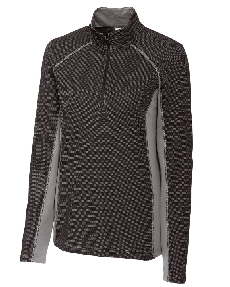 Clique Ice Pique Colorblock Tech Womens Half Zip 52