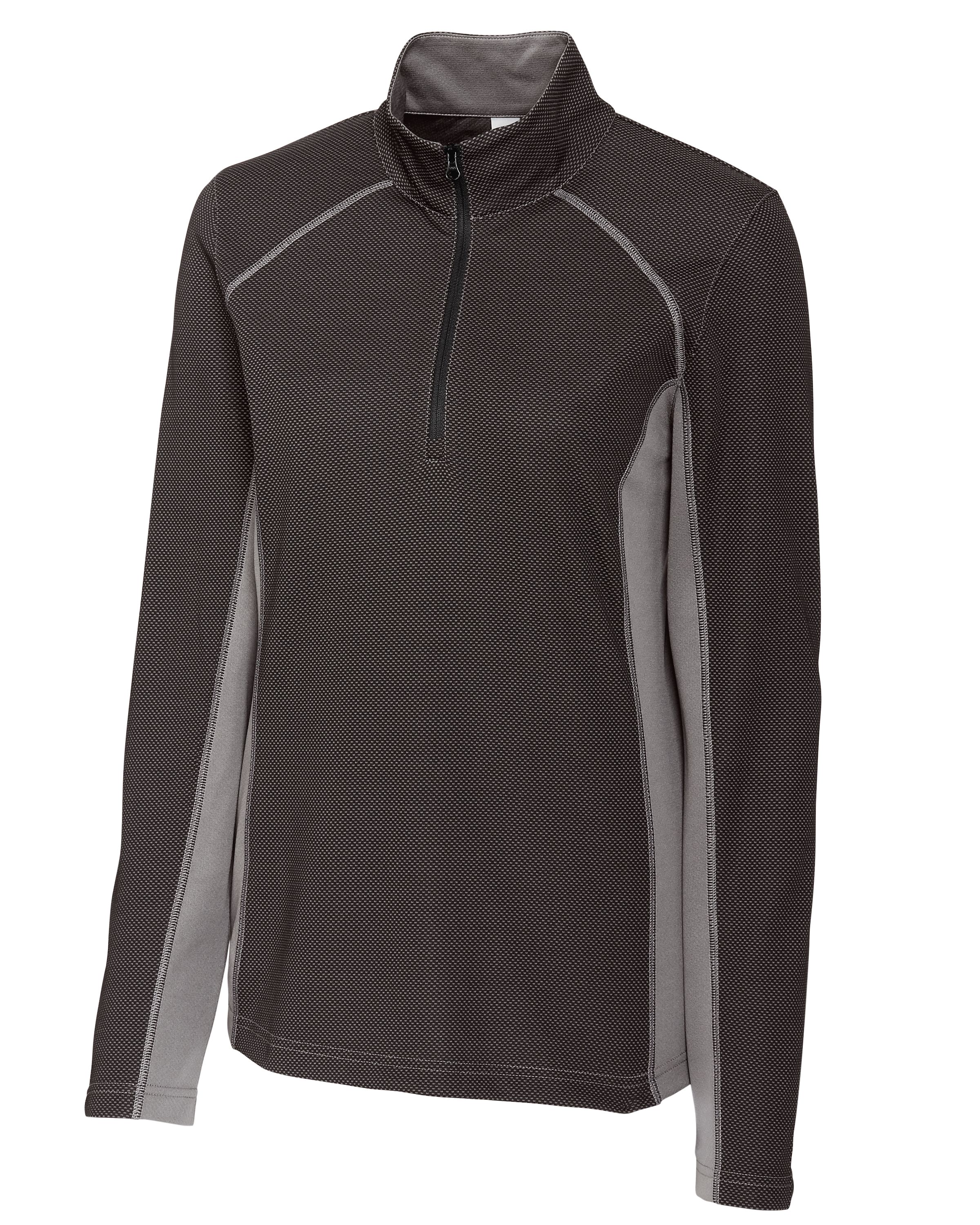 Clique Ice Pique Colorblock Womens Half Zip Tech Pullover-Clique
