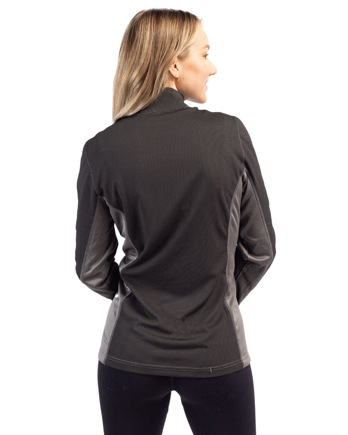 Clique Ice Pique Colorblock Tech Womens Half Zip 45
