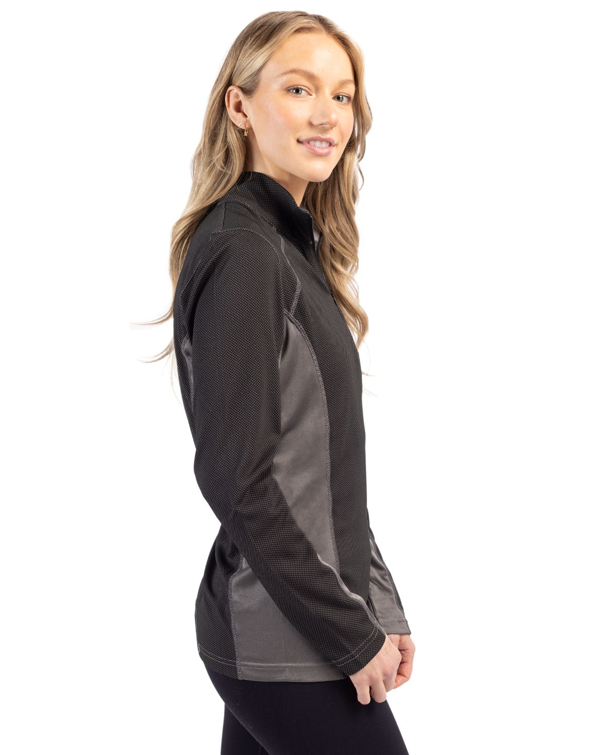 Clique Ice Pique Colorblock Tech Womens Half Zip 2