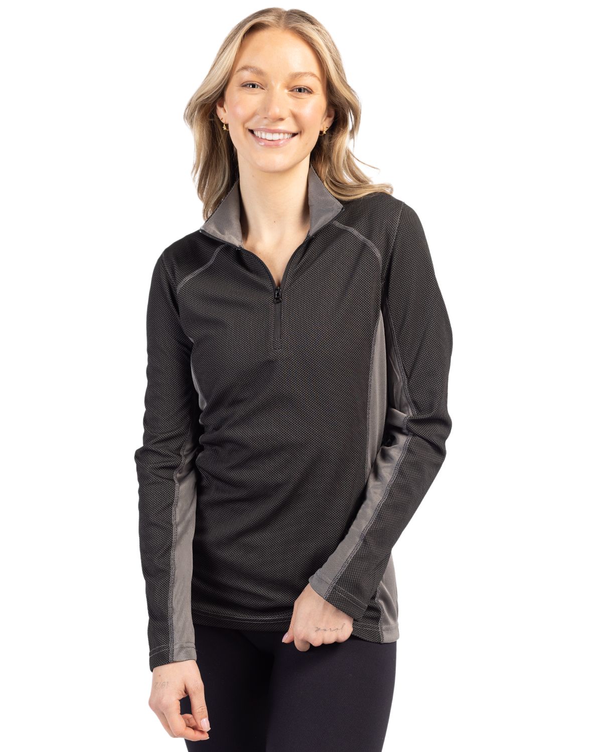 Clique Ice Pique Colorblock Tech Womens Half Zip 4