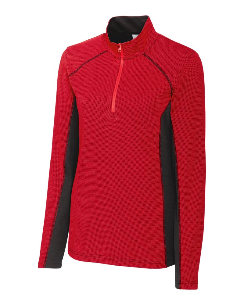 Clique Ice Pique Colorblock Tech Womens Half Zip 56