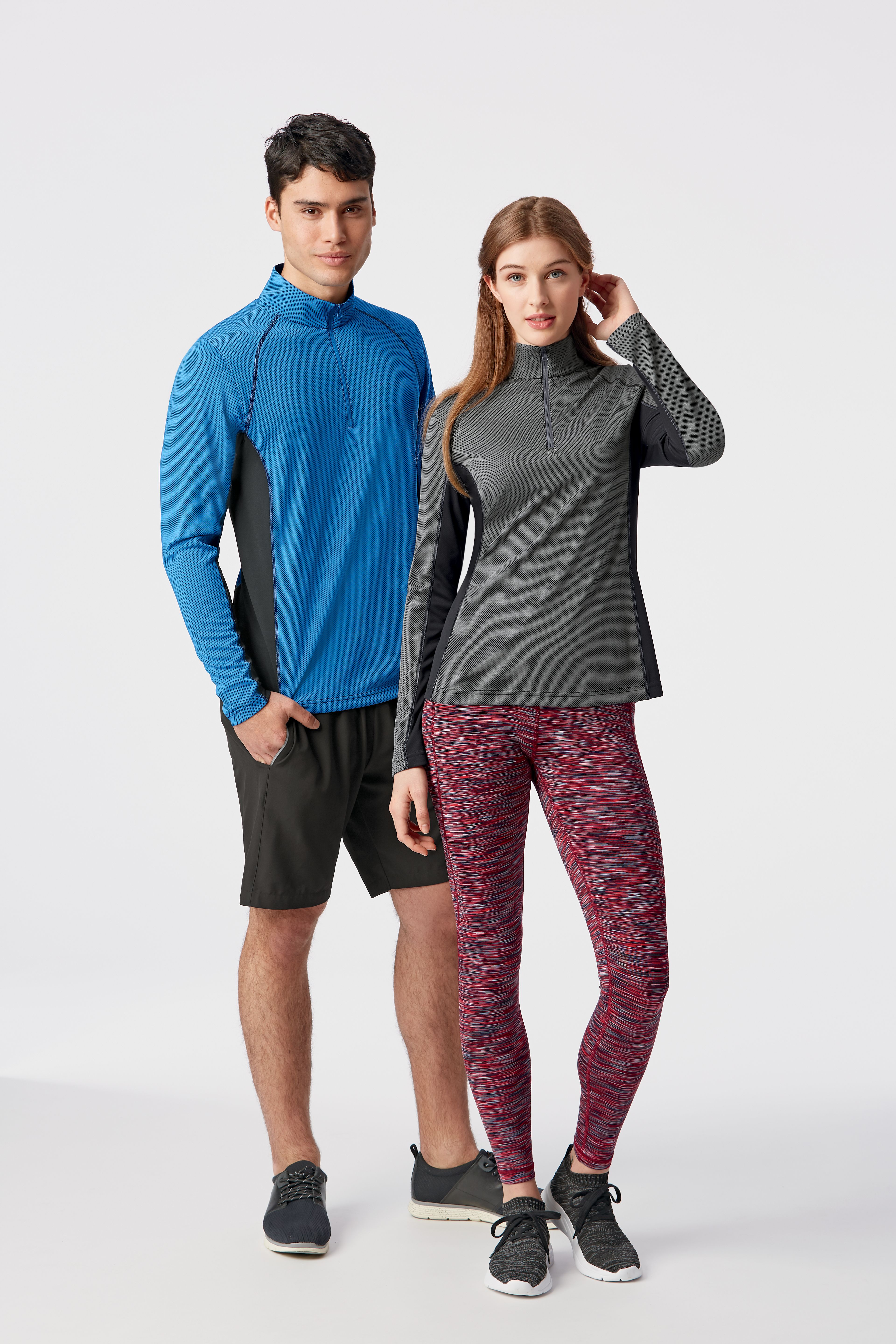 Clique Ice Pique Colorblock Tech Womens Half Zip 43