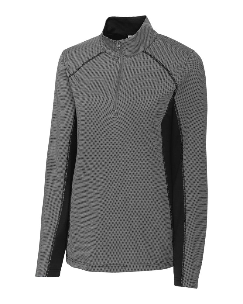 Clique Ice Pique Colorblock Tech Womens Half Zip 50