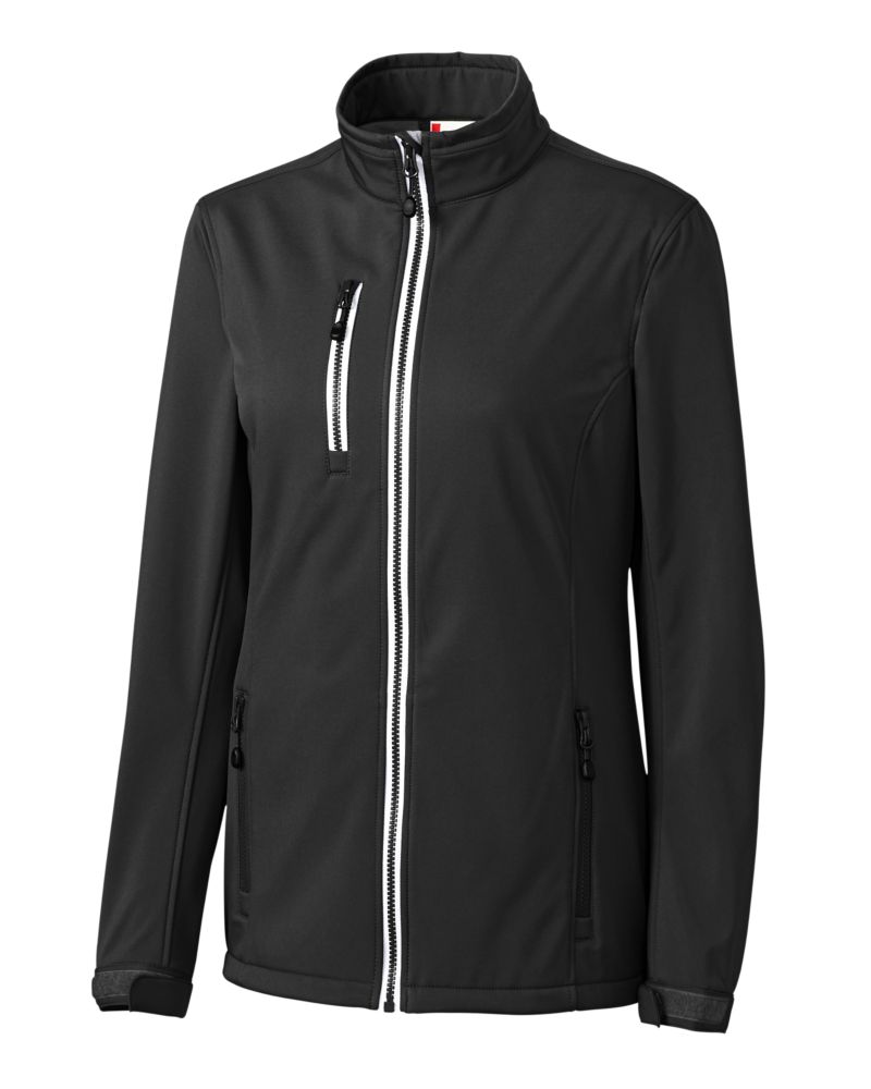 Clique Telemark Recycled Stretch Softshell Womens Full Zip Jacket 64