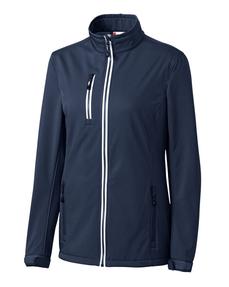 Clique Telemark Recycled Stretch Softshell Womens Full Zip Jacket 68