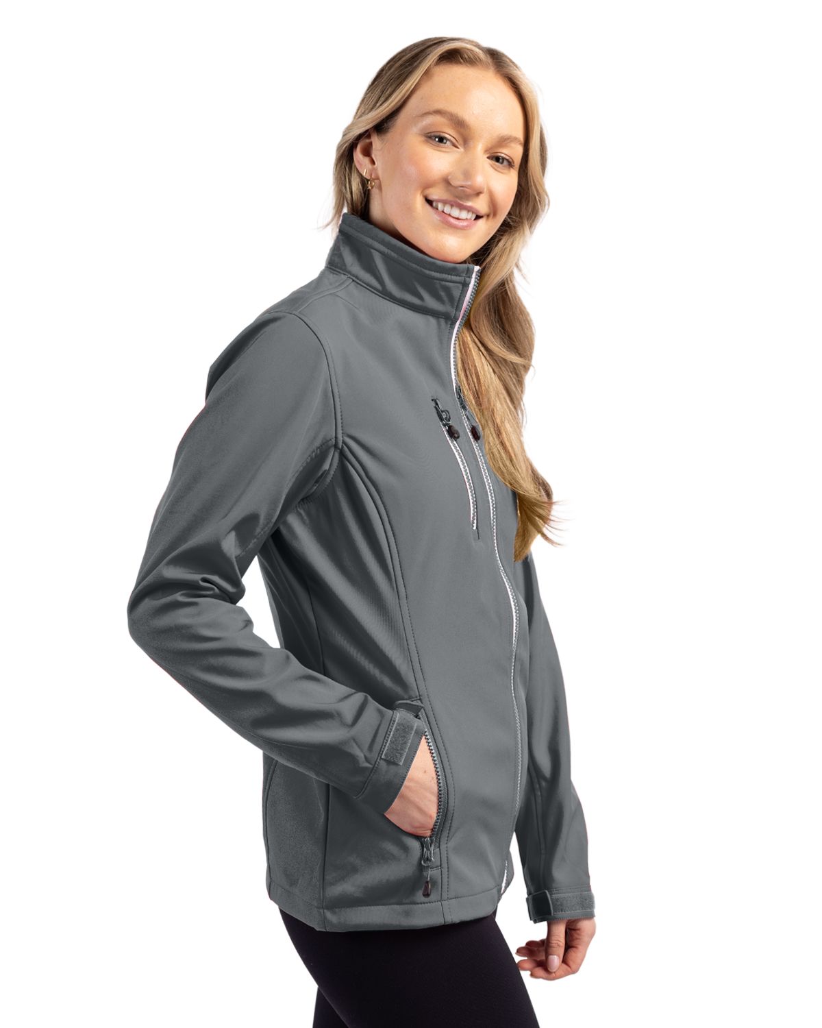 Clique Telemark Recycled Stretch Softshell Womens Full Zip Jacket 8