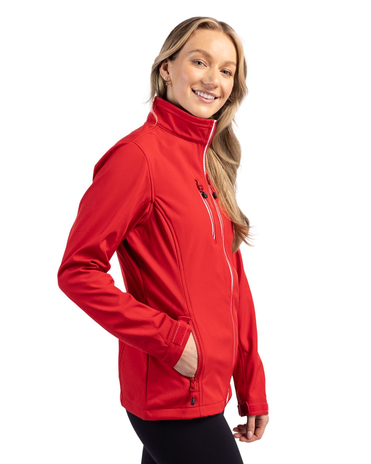 Clique Telemark Recycled Stretch Softshell Womens Full Zip Jacket 14