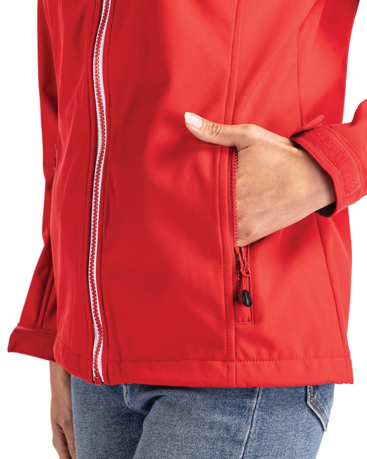 Clique Telemark Recycled Stretch Softshell Womens Full Zip Jacket 34