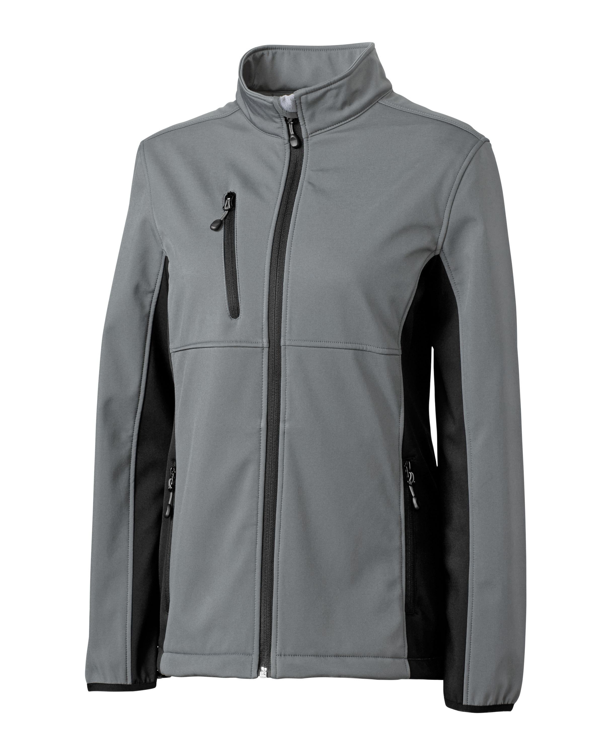 Clique Narvik Recycled Colorblock Stretch Softshell Womens Full Zip Jacket 38