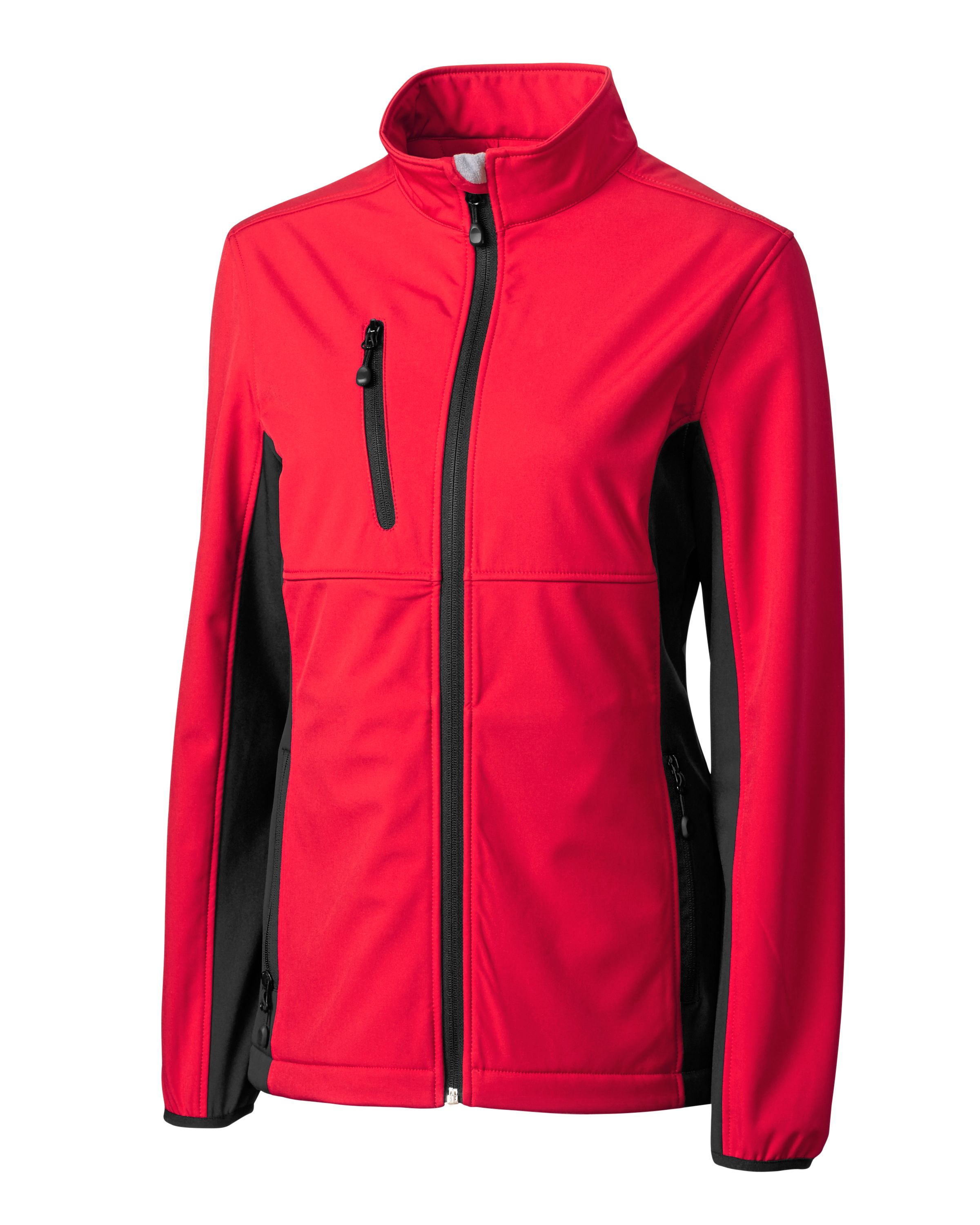 Clique Narvik Recycled Colorblock Stretch Softshell Womens Full Zip Jacket 26