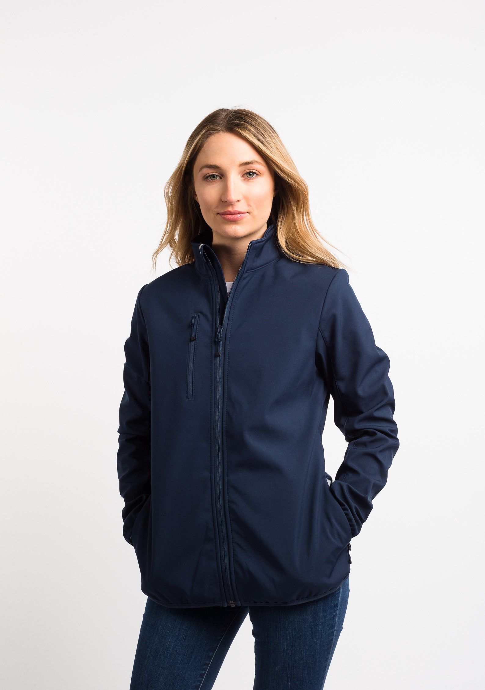 Clique Trail Recycled Stretch Softshell Womens Full Zip Jacket 13
