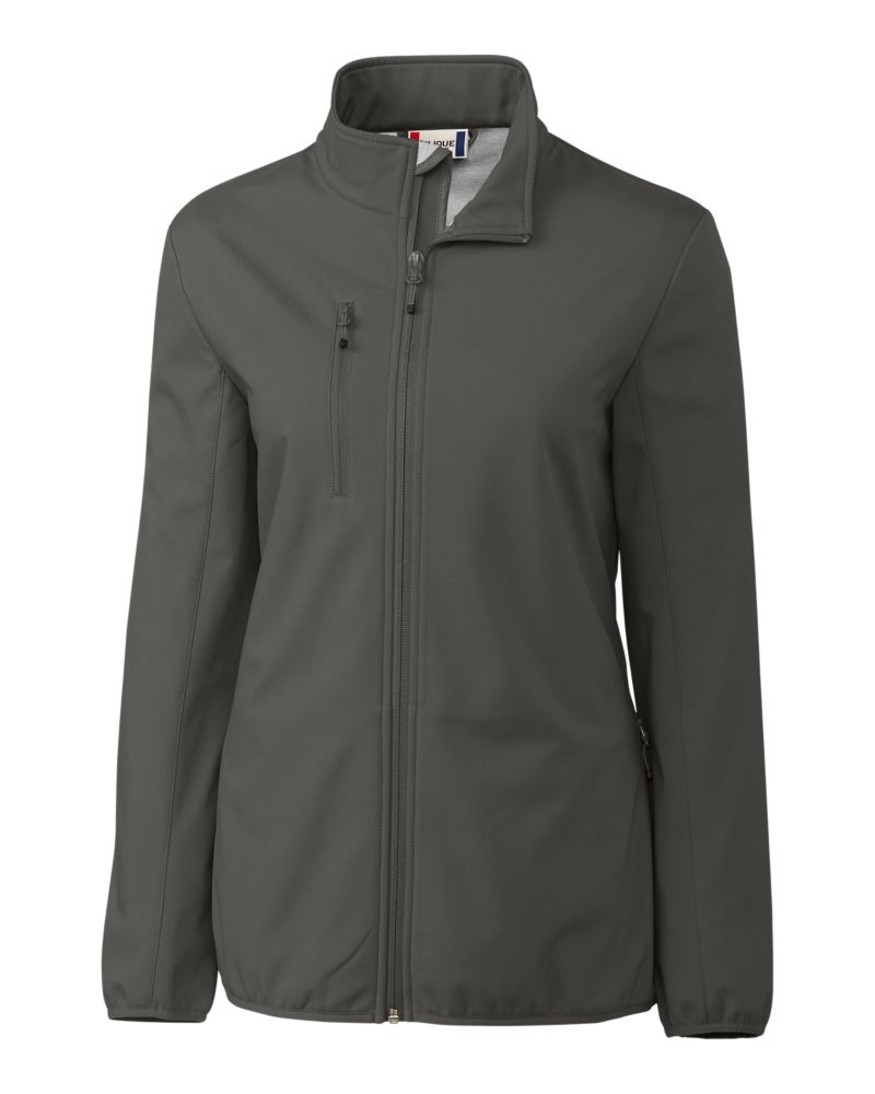 Clique Trail Recycled Stretch Softshell Womens Full Zip Jacket 79