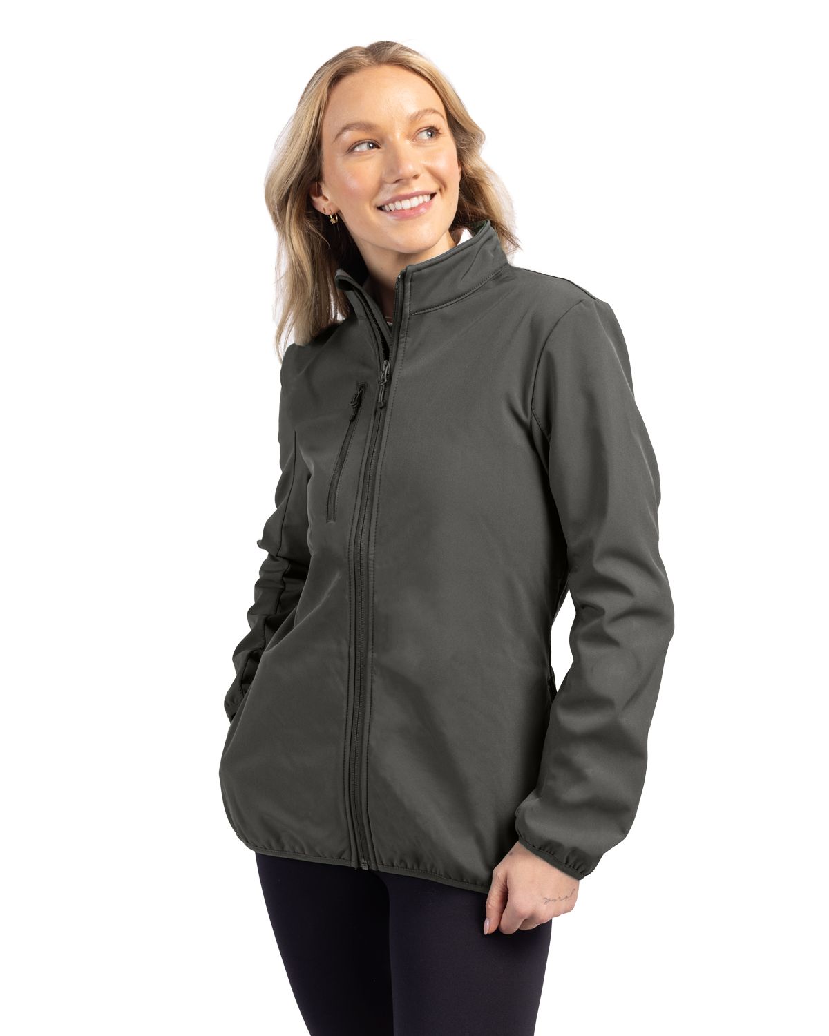 Clique Trail Recycled Stretch Softshell Womens Full Zip Jacket 62