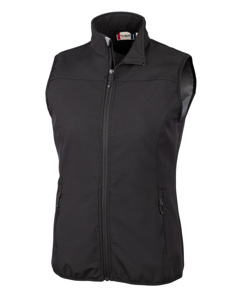 Clique Trail Recycled Stretch Softshell Womens Full Zip Vest 7