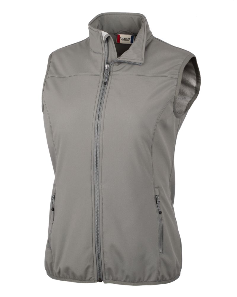 Clique Trail Recycled Stretch Softshell Womens Full Zip Vest 21