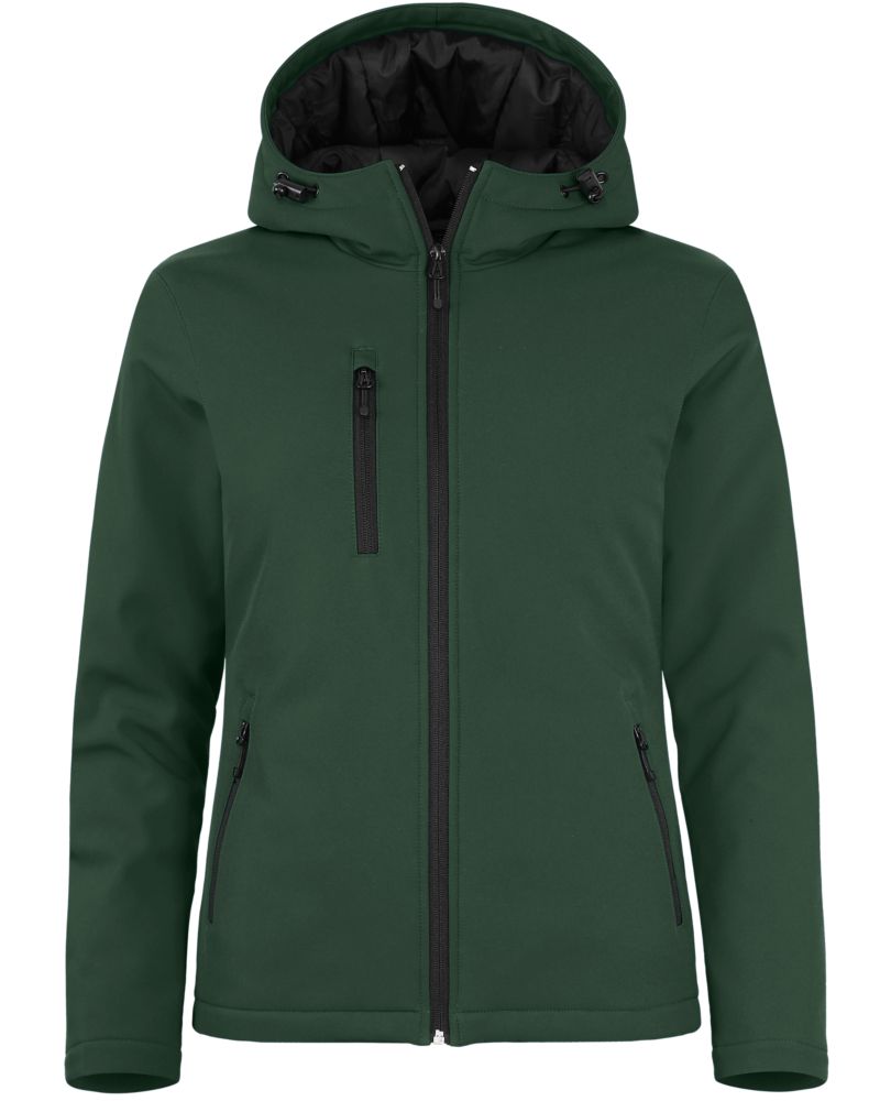 Clique Equinox Insulated Softshell Womens Full Zip Hooded Jacket 51