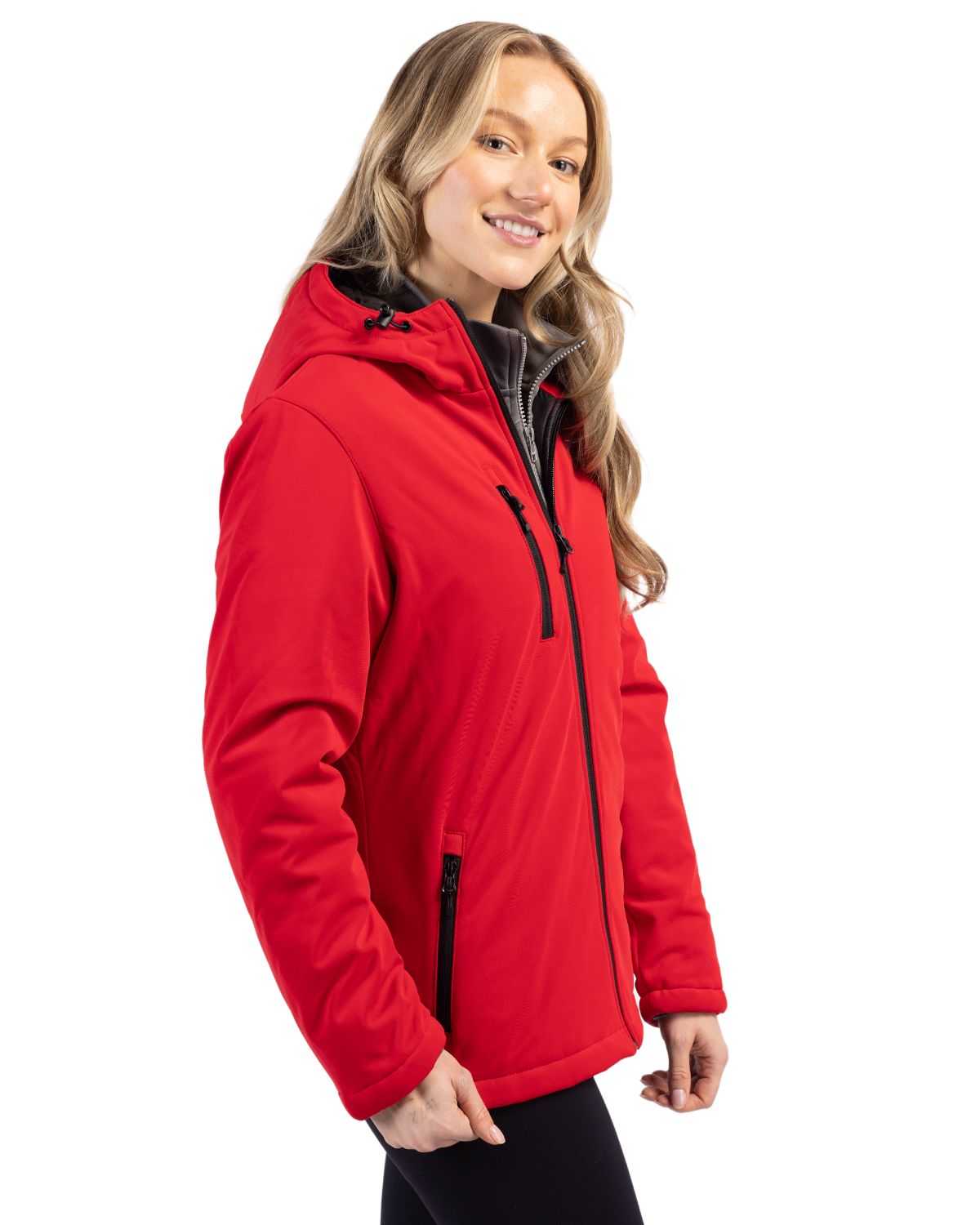 Clique Equinox Insulated Softshell Womens Full Zip Hooded Jacket 61