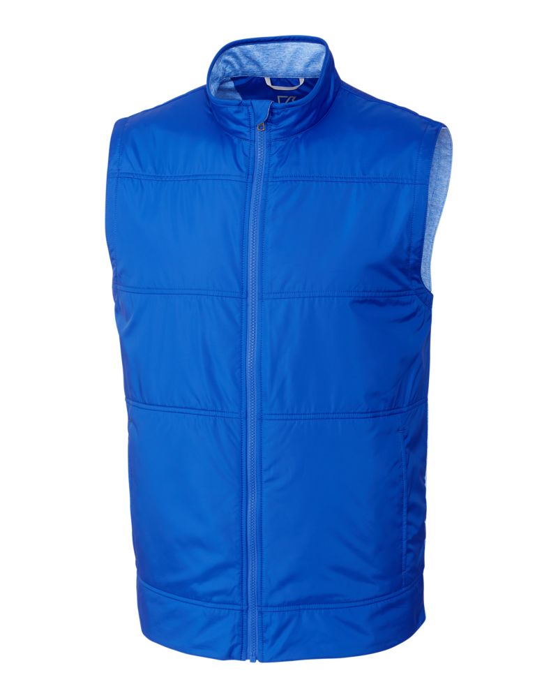 Cutter & Buck Stealth Recycled Hybrid Quilted Mens Windbreaker Vest 51