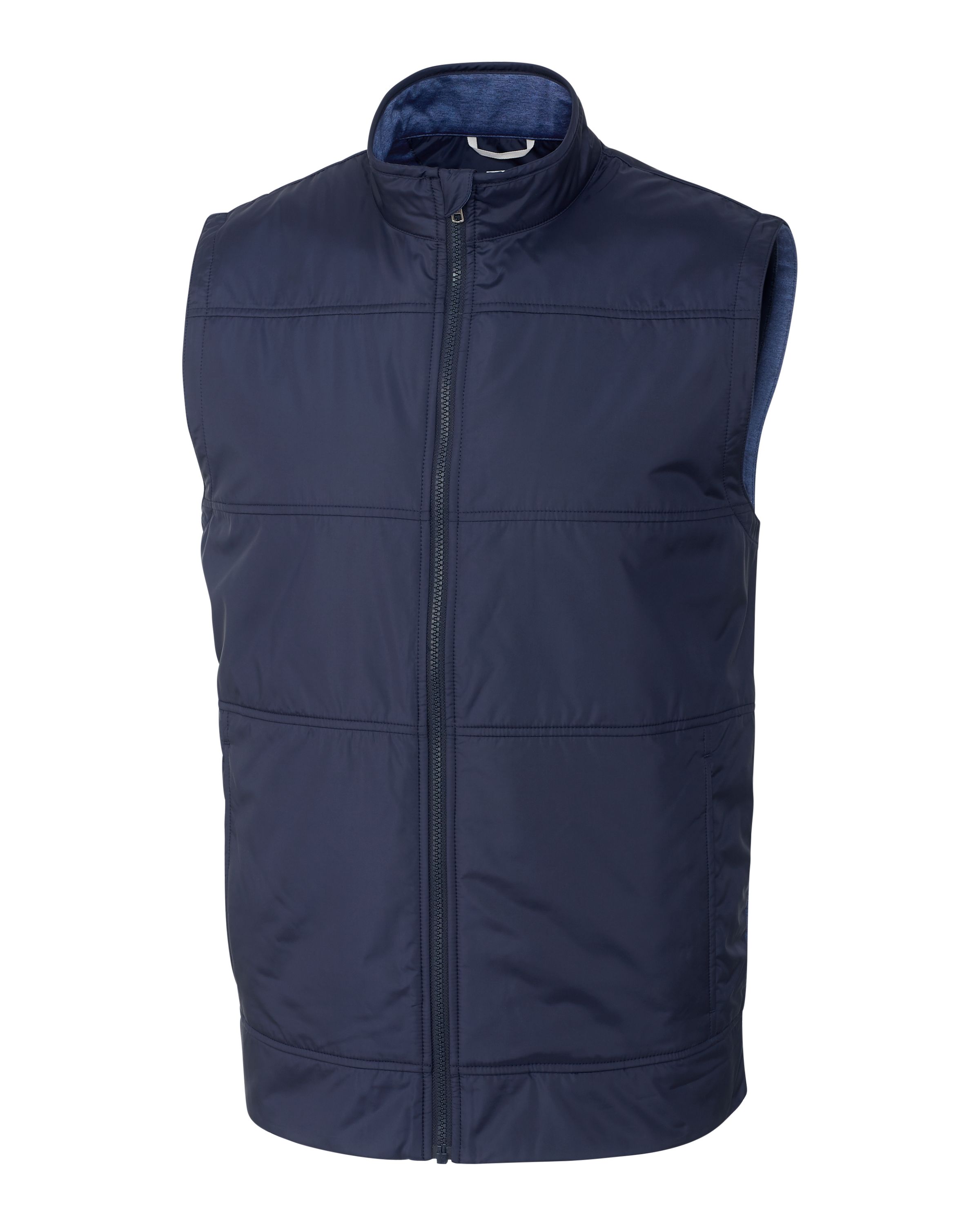 Cutter & Buck Stealth Recycled Hybrid Quilted Mens Windbreaker Vest 70