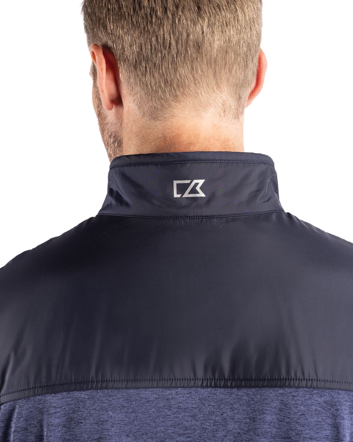 Cutter & Buck Stealth Recycled Hybrid Quilted Mens Windbreaker Vest 73