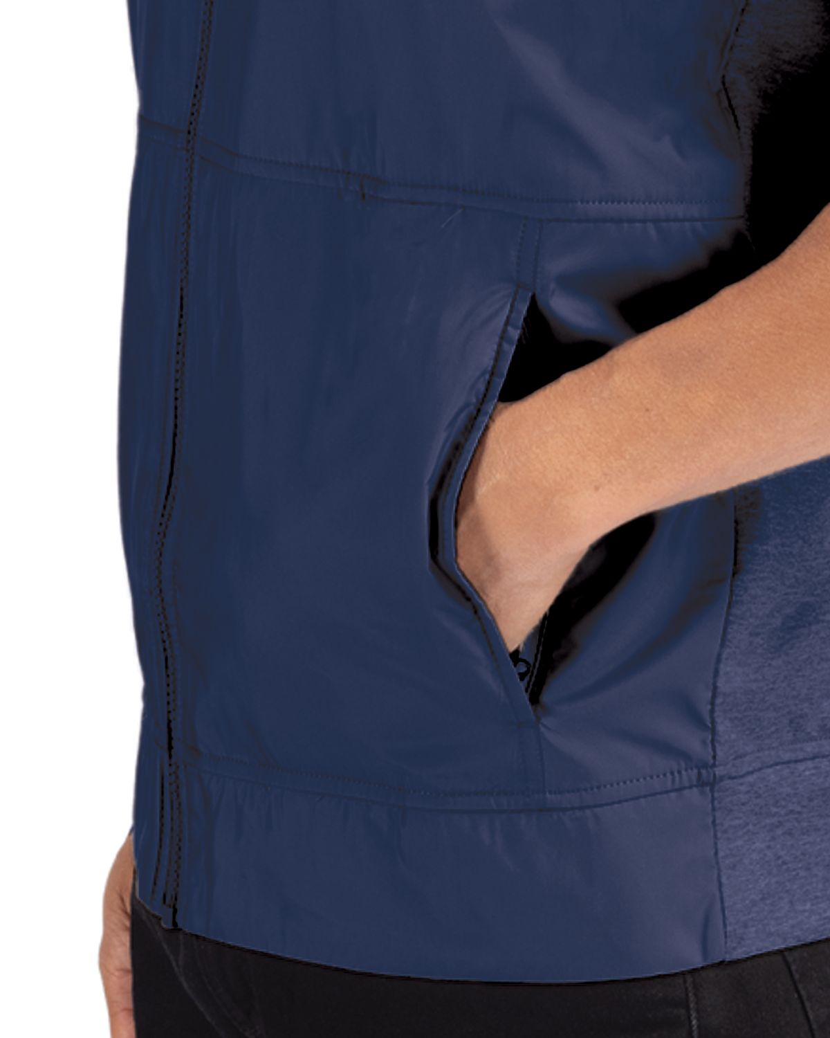 Cutter & Buck Stealth Recycled Hybrid Quilted Mens Windbreaker Vest 74