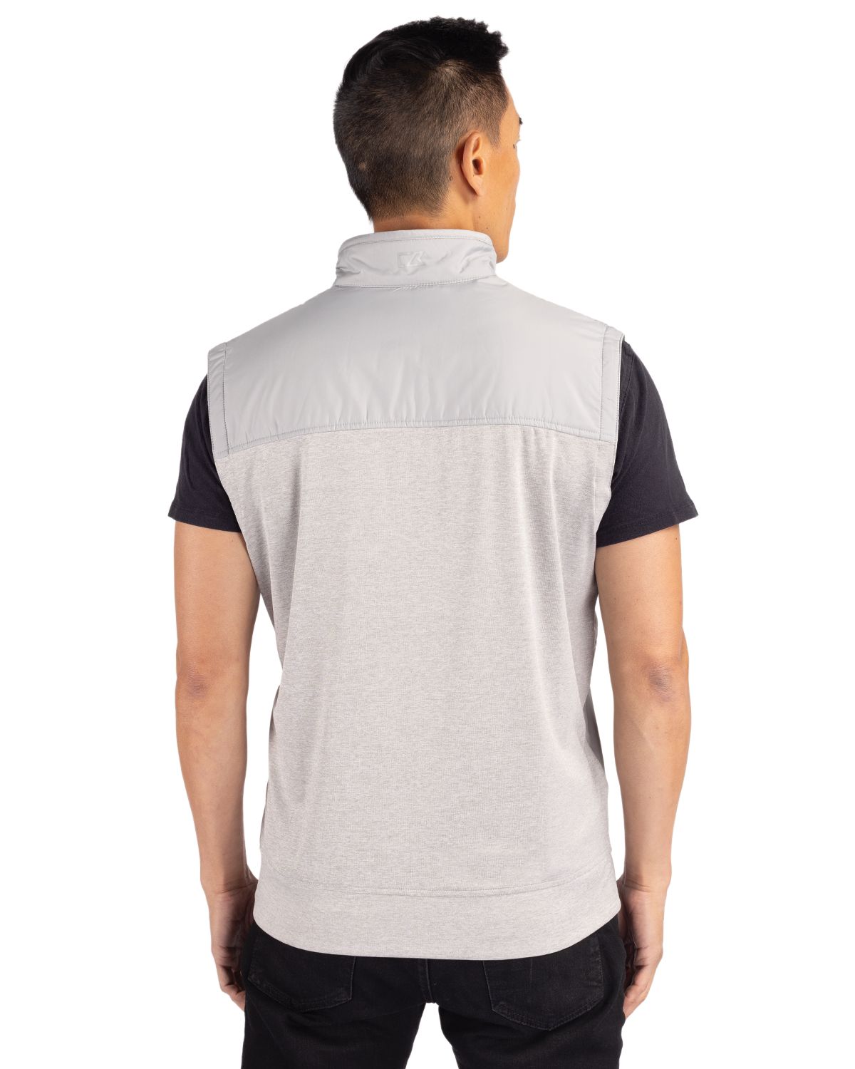 Cutter & Buck Stealth Recycled Hybrid Quilted Mens Windbreaker Vest 79
