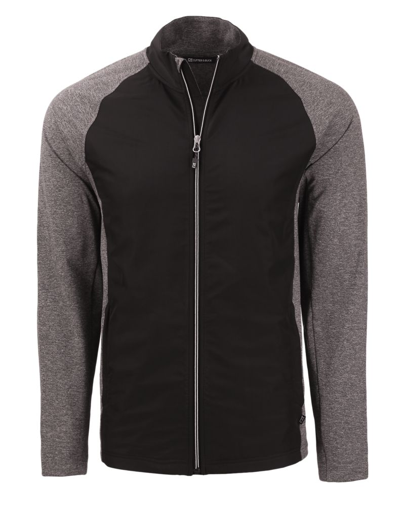 Cutter & Buck Adapt Recycled Soft Knit Stretch Mens Hybrid Full Zip Jacket 168