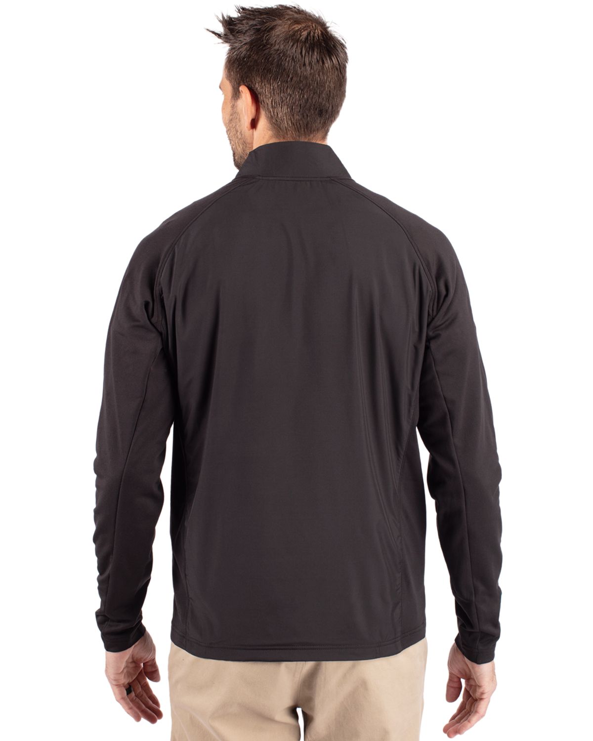 Cutter & Buck Adapt Recycled Soft Knit Stretch Mens Hybrid Full Zip Jacket 102