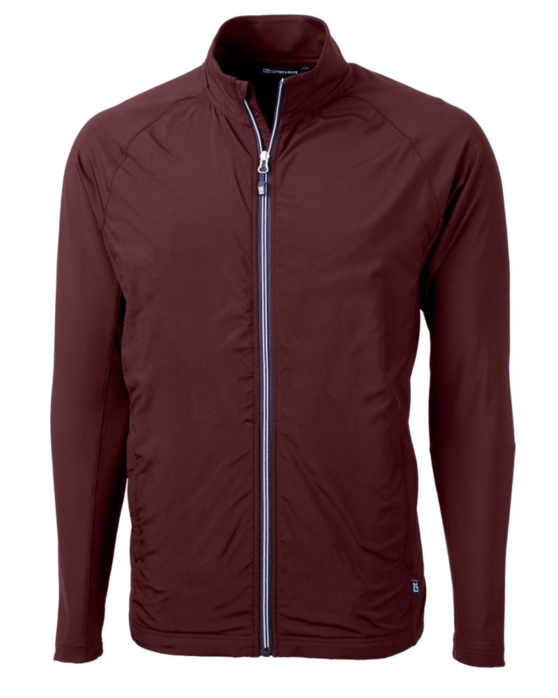 Cutter & Buck Adapt Recycled Soft Knit Stretch Mens Hybrid Full Zip Jacket 68