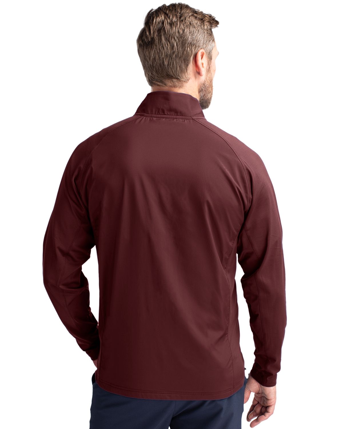Cutter & Buck Adapt Recycled Soft Knit Stretch Mens Hybrid Full Zip Jacket 166