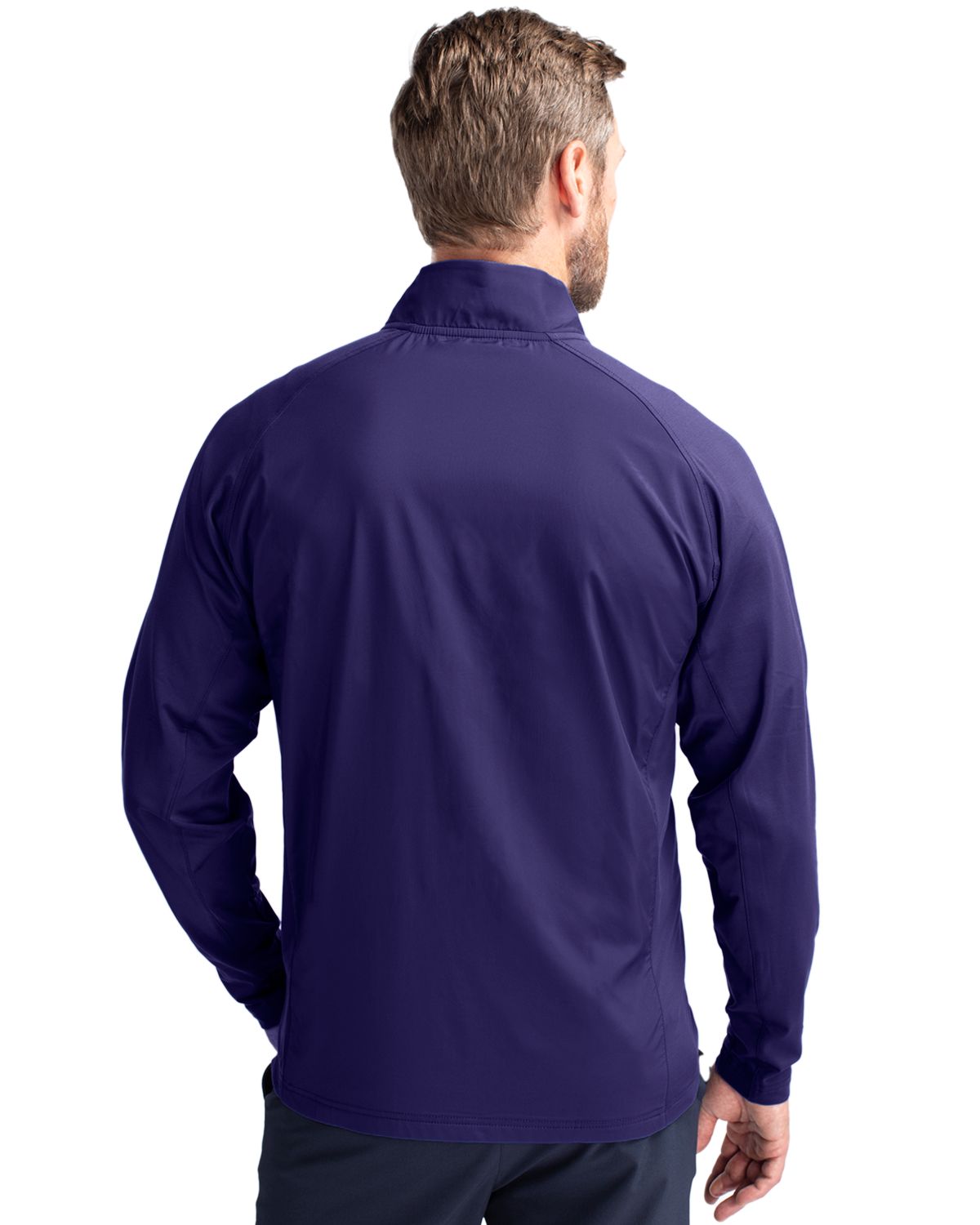 Cutter & Buck Adapt Recycled Soft Knit Stretch Mens Hybrid Full Zip Jacket 170