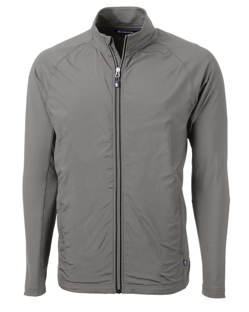 Cutter & Buck Adapt Recycled Soft Knit Stretch Mens Hybrid Full Zip Jacket 157