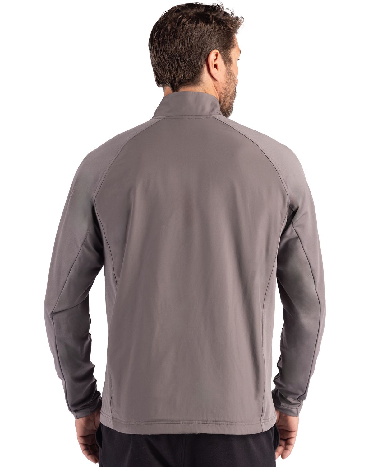 Cutter & Buck Adapt Recycled Soft Knit Stretch Mens Hybrid Full Zip Jacket 187