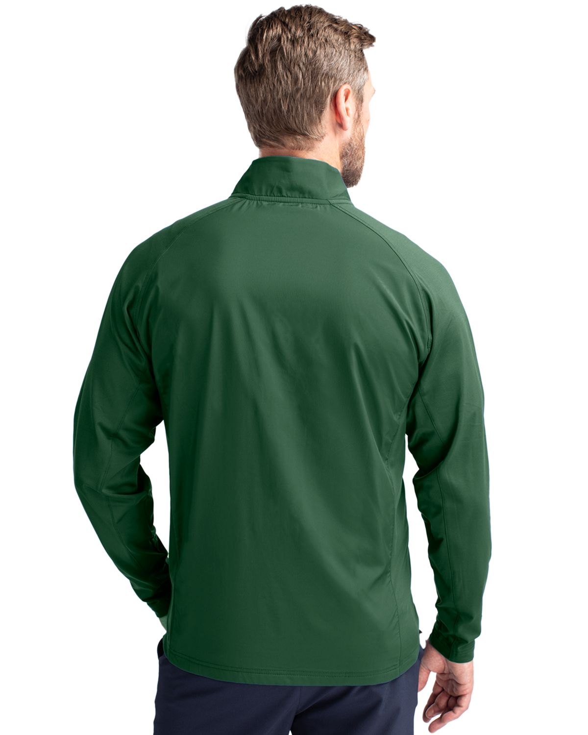 Cutter & Buck Adapt Recycled Soft Knit Stretch Mens Hybrid Full Zip Jacket 174