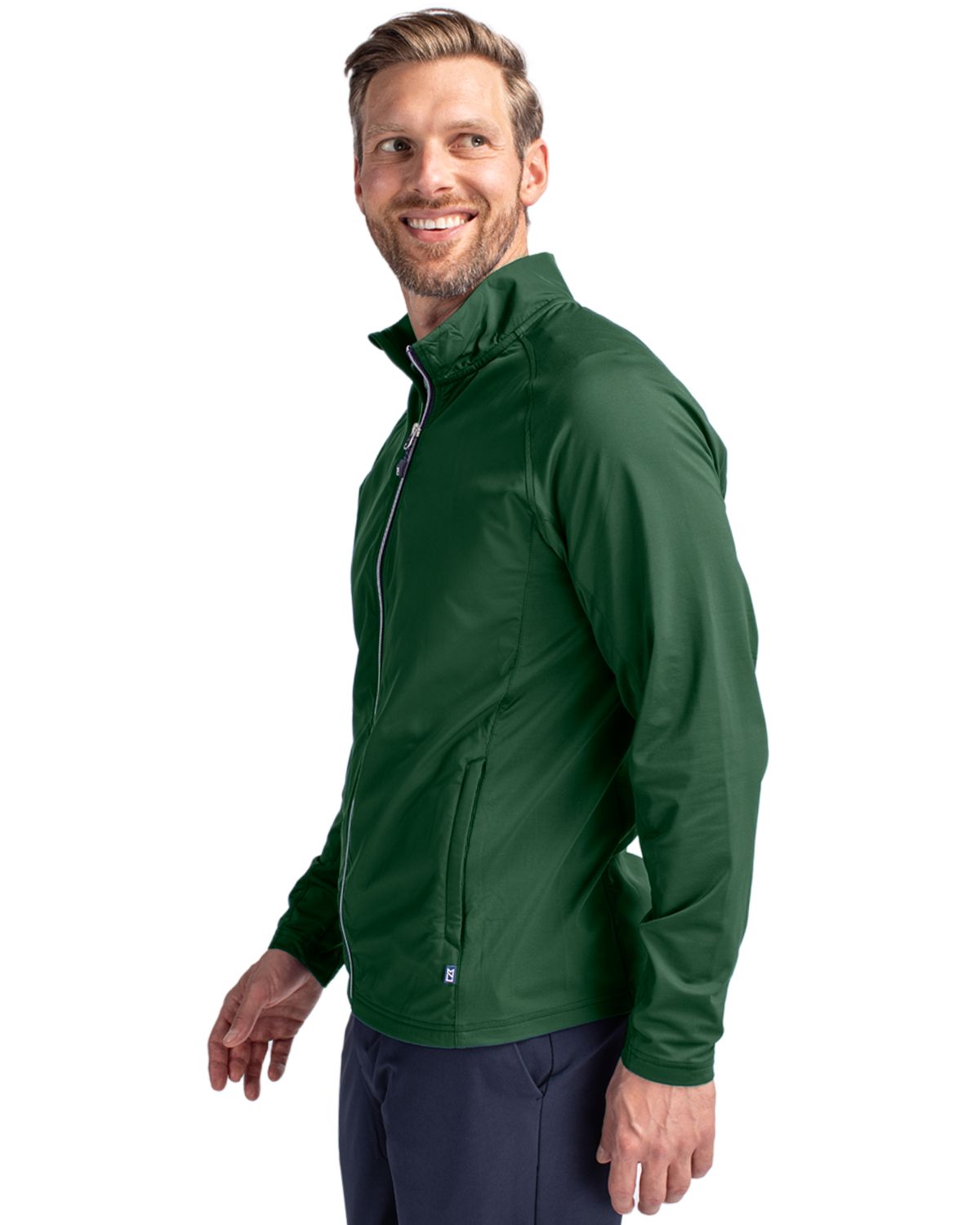 Cutter & Buck Adapt Recycled Soft Knit Stretch Mens Hybrid Full Zip Jacket 103