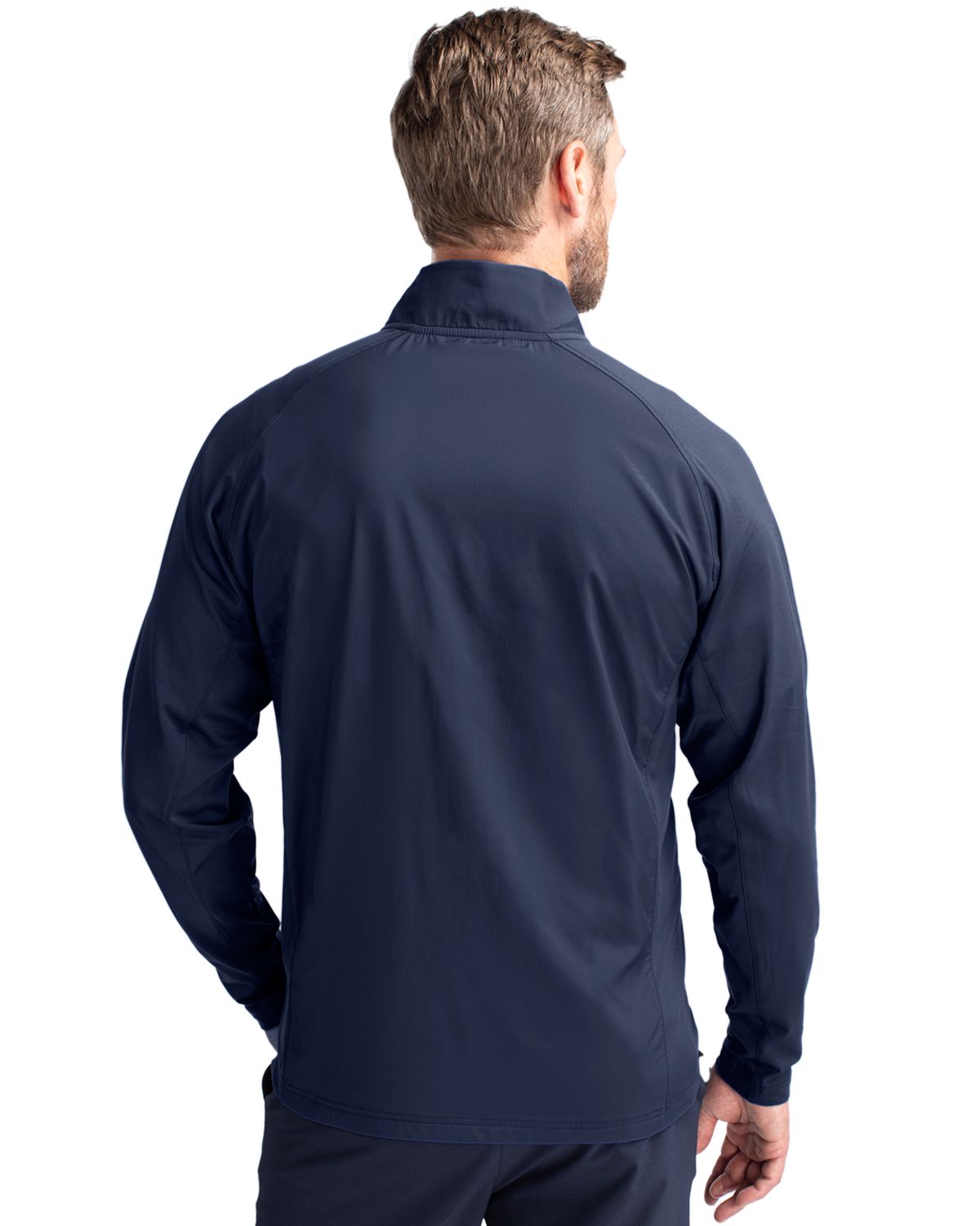 Cutter & Buck Adapt Recycled Soft Knit Stretch Mens Hybrid Full Zip Jacket 154