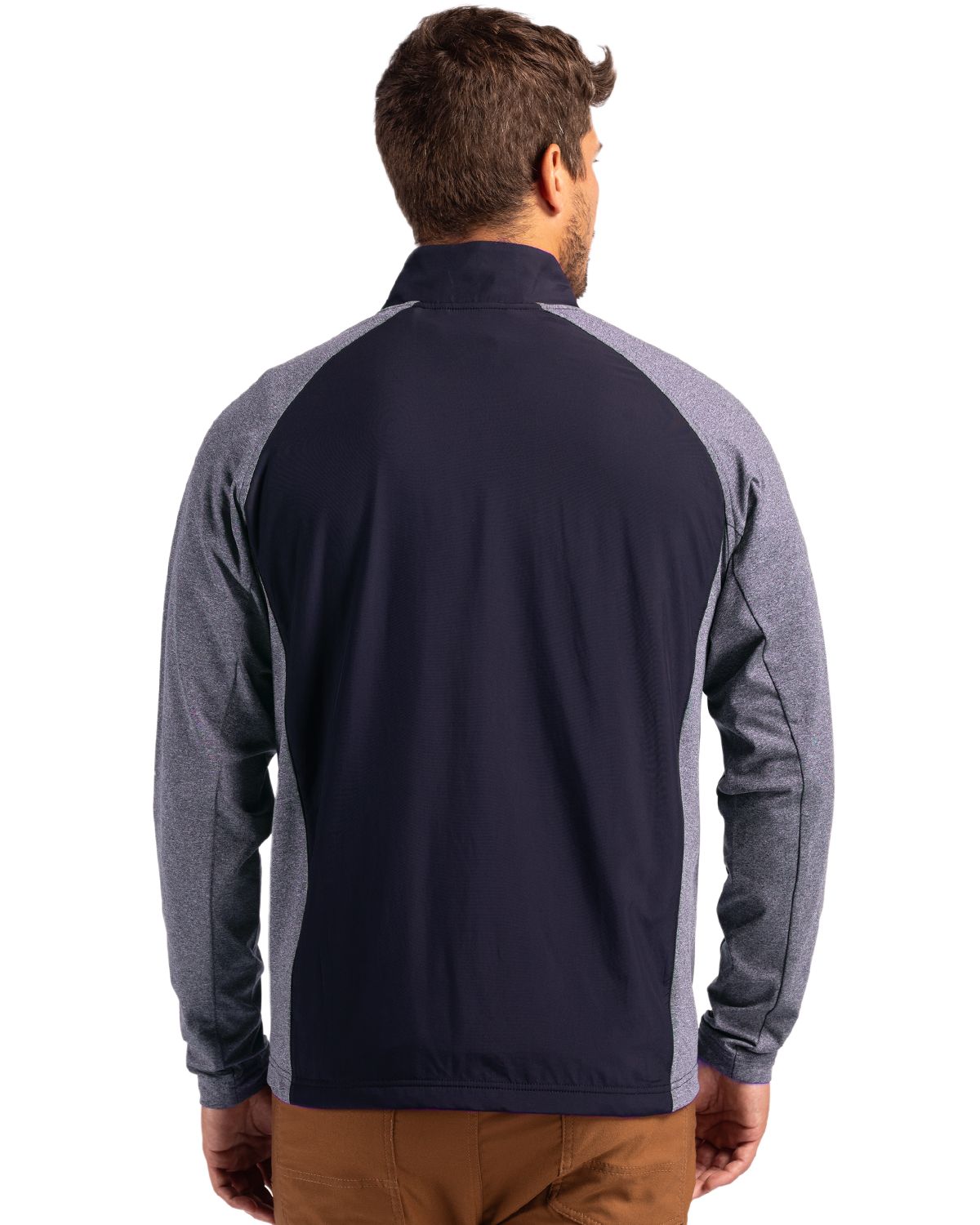 Cutter & Buck Adapt Recycled Soft Knit Stretch Mens Hybrid Full Zip Jacket 171