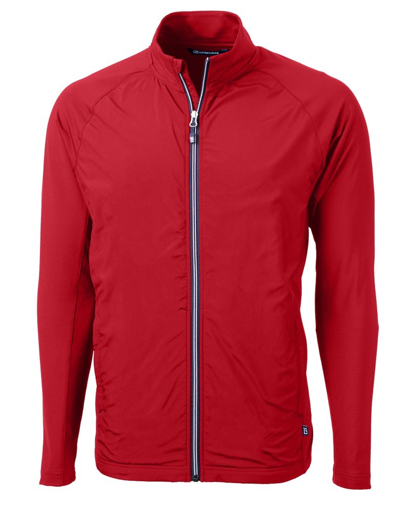 Cutter & Buck Adapt Recycled Soft Knit Stretch Mens Hybrid Full Zip Jacket 190